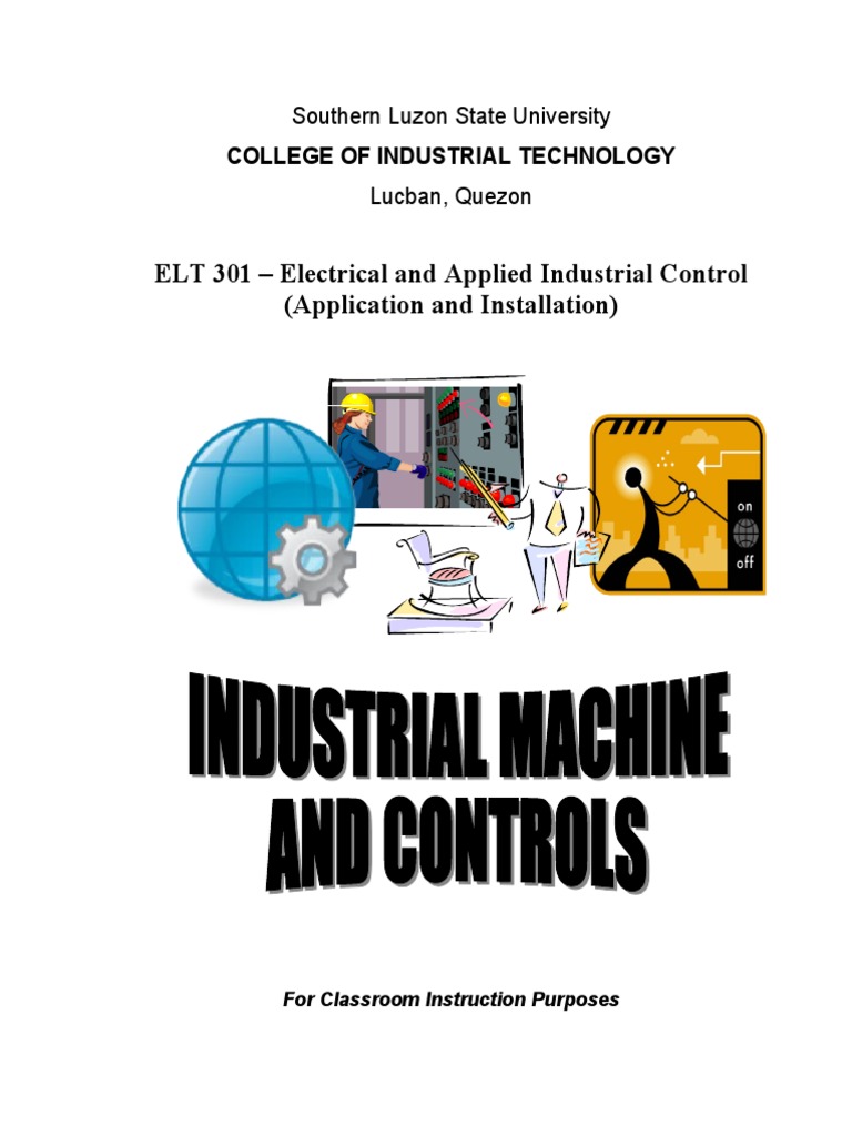 Industrial Machine and Control PDF Relay Electric Motor