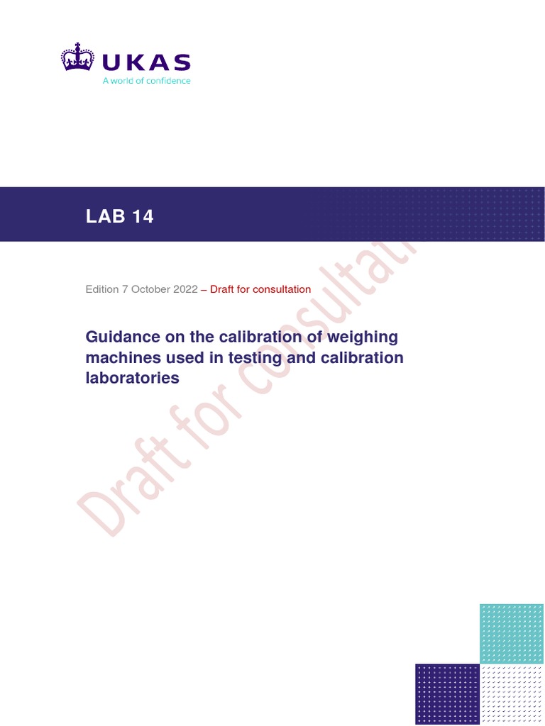 Reference documents for OIML R76 UKAS LAB 14 . PDF Calibration Metrology