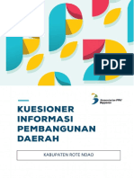 Kuesioner - Informasi - Pembangunan - Daerah - Dan - Bukti - Kabupaten Rote Ndao