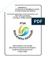 Proposal Kelompok P3a Bina Karya Nagasari