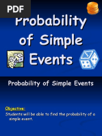 Probability of Simple Events