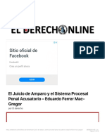 Libro/PDF - El Juicio de Amparo y El Sistema Procesal Penal Acusatorio El