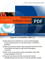 UEU Pendidikan Anak Berkebutuhan Khusus Pertemuan 3