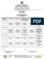 Grade 11 F2F Class Schedule - Sy 2022 2023 - 2ND Sem