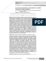 Usos dos termos empréstimo e estrangeirismo na tradição linguística portuguesa