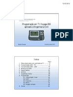 Programação em TI Voyage 200 Aplicado À Engenharia