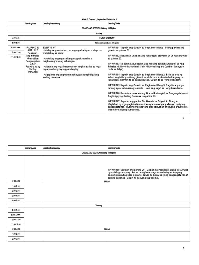 WHLP G10 1stQtr W3 4 | PDF