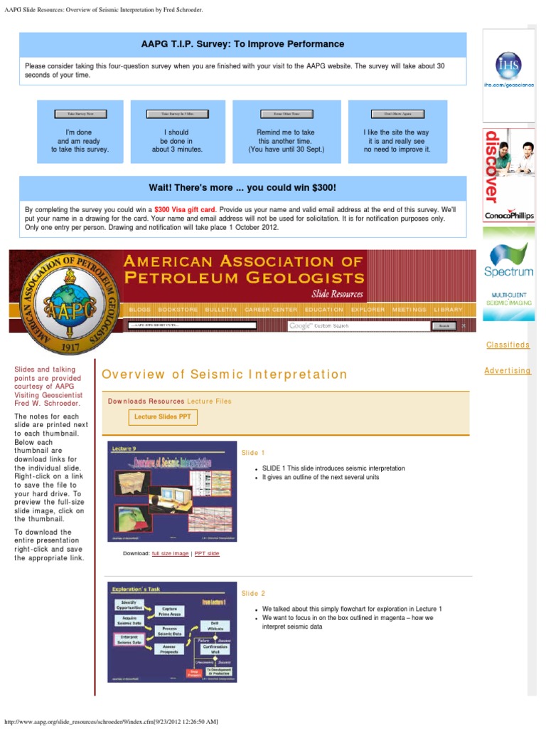 Seismic Interpretation Overview | PDF | Petroleum Reservoir | Stratigraphy