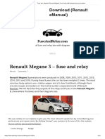 Osigurači Renault Megane 3