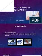 Práctica Nro 31 Oximetria