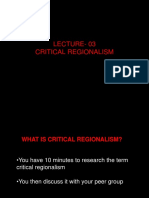 Critical Regionalism - For Students