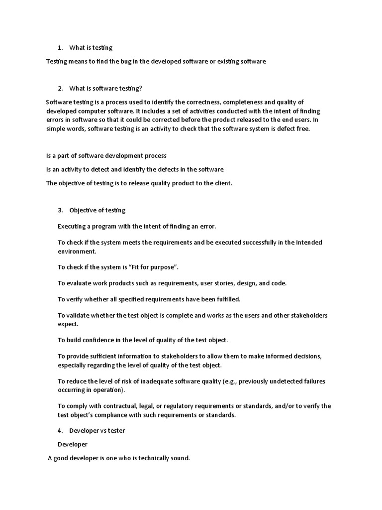 Understanding Software Testing Basics | PDF | Hypertext Transfer ...