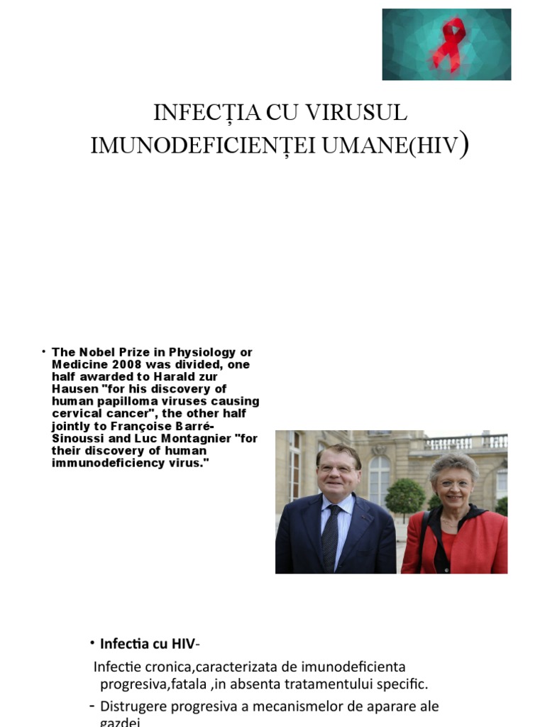 Infecția Cu Virusul Imunodeficienței Umane (Hiv | PDF