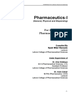 Pharmaceutics I