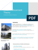 Modern Architecture Intro