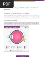 CBSE Class 10 Science Chapter 11 The Human Eye and The Colourful World Notes