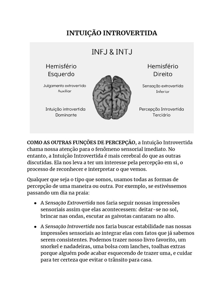 Uma visão geral do tipo de personalidade INTJ - Introvertidamente