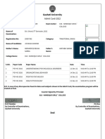 Exam Admit Card