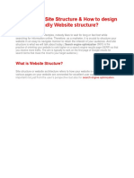 What Is WebSite Structure