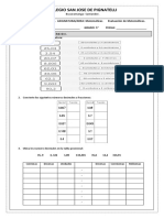 Evaluaciones 4 Periodo