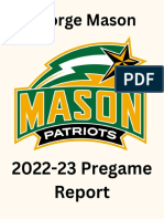 George Mason Pregame Report