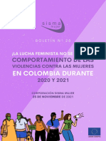 Violencias contra mujeres en Colombia 2020-2021