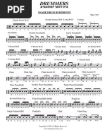 All 40 Drum Rudiments | PDF | Music Theory | Musical Techniques