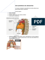 Patología Quirúrgica de Mediastino