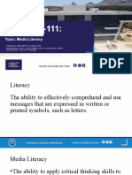 LNC-MAC-111: Media Literacy Topic