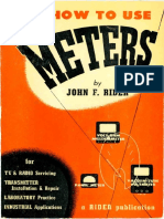 How To Use Meters Rider 1954