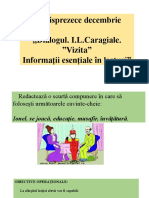 ,,vizita,, de Caragiale.