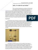 La Ley de Bernoulli en Una Botella