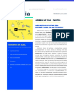 Origem da Vida: Heterótrofos ou Autótrofos Primeiros