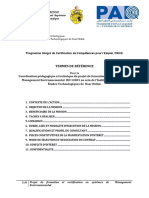 TDR MAnagement de L'environnement ISO 14001