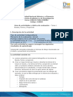 Guia de Actividades y Rúbrica de Evaluación - Tarea 1. Boceto, Forma y Proporción