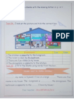 Third Year Primary School My House (Worksheets)