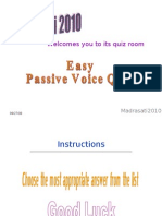 Easy Passive Voice Quiz