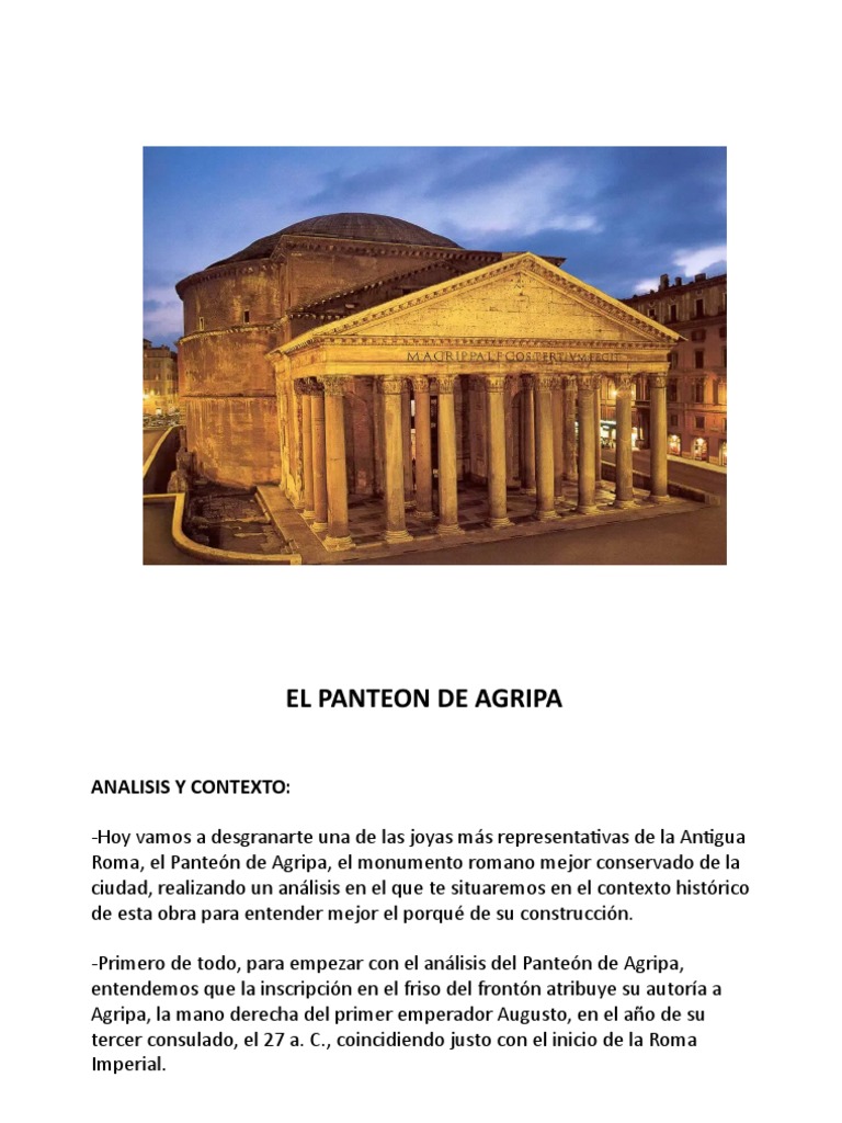 Panteon de Agripa | PDF | Hazme