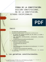 Tema 6. La Defensa de La Constitución