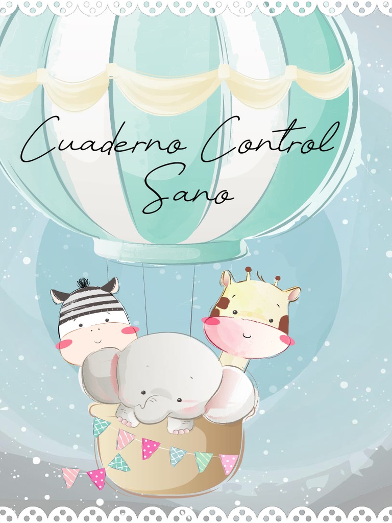 Cuaderno de Control Niño Sano | PDF | Amamantamiento | Nutrición