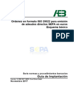 Guía ISO 20022 adeudos directos SEPA