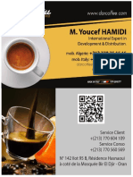 0 - CARTE VISITE YOUCEF HAMIDI Dar Coffee International Expert in Development and Distribution.
