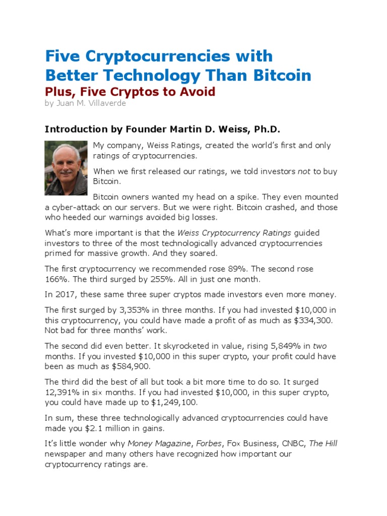 Crypto Tech: Top Picks & Risks | PDF | Cryptocurrency | Bitcoin