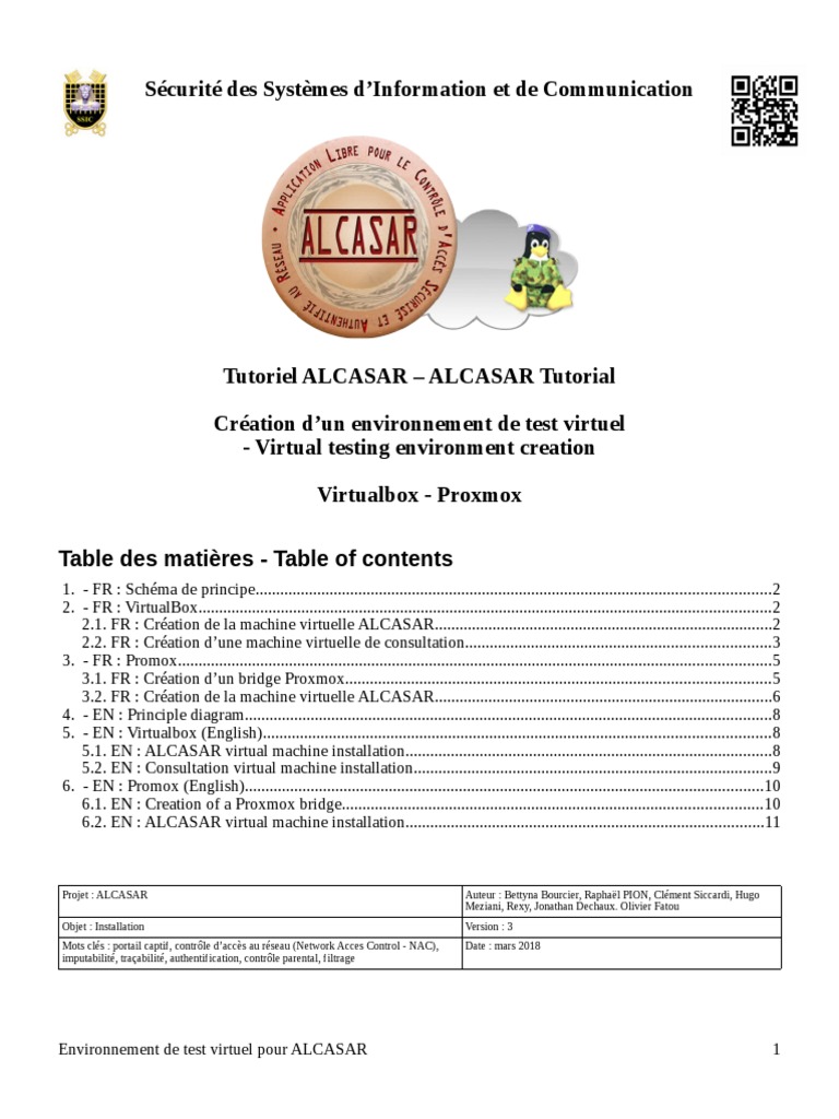 Tutoriel Alcasar Virtualisation | PDF | Machine virtuelle ...