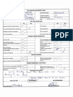 Driver Assessment Form