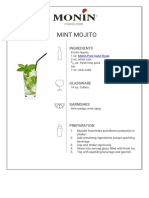 Monin Recipe Mint Mojito Us