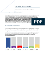 Types de Sauvegarde VJ