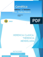 Herencia Mendeliana CLASE 1 Miercoles