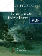 L'espèce Fabulatrice: Nancy Huston