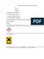 Actividades Iniciales Hacia Los Conocimientos en La Quimica